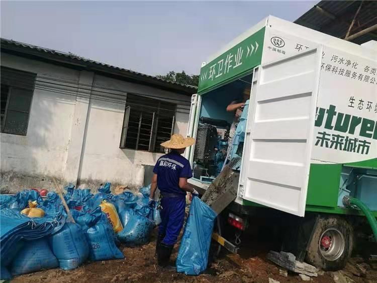 涡阳工业污泥压干处理